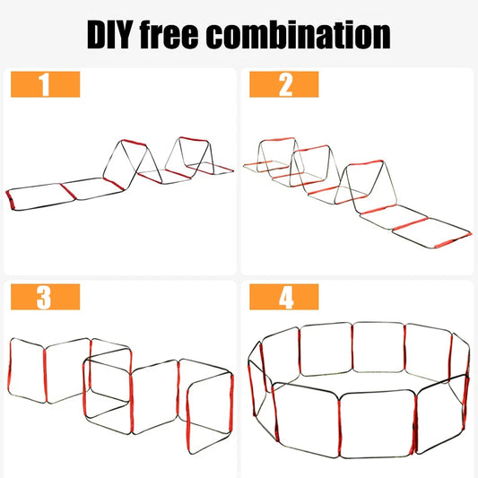 π₯ 4-in-1 Agility Speed Tool β Wall, Ladder, Hurdle & Jump all in One!