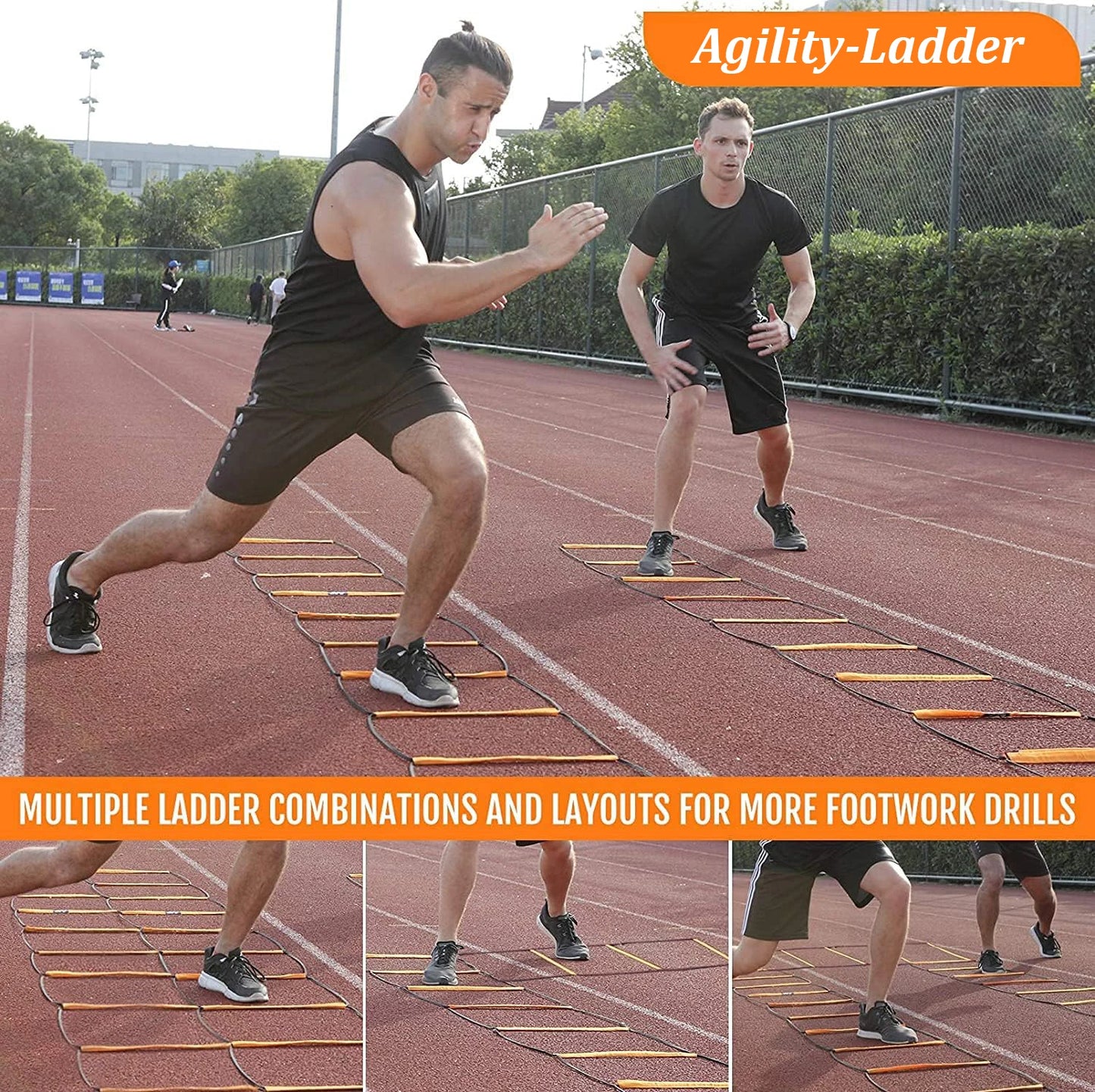 π₯ 4-in-1 Agility Speed Tool β Wall, Ladder, Hurdle & Jump all in One!