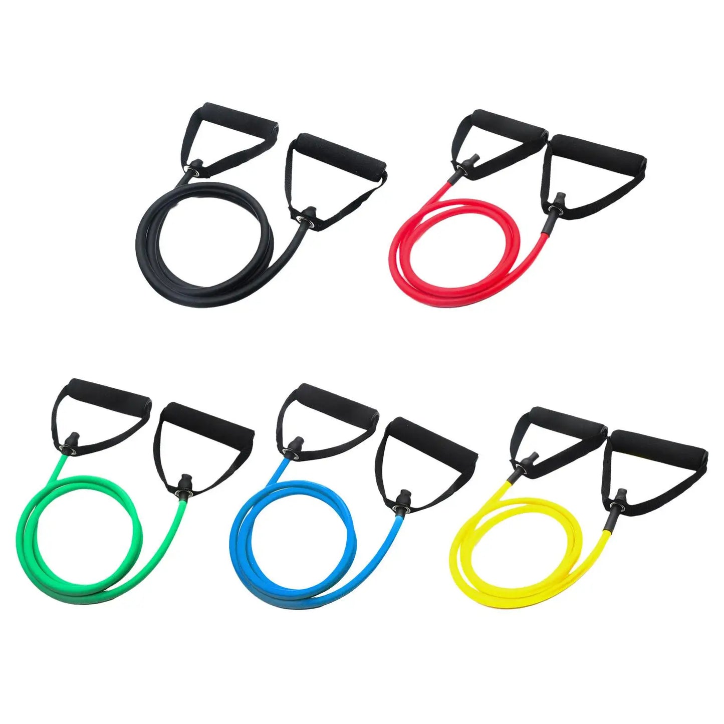 5 Levels Resistance Bands With Handles