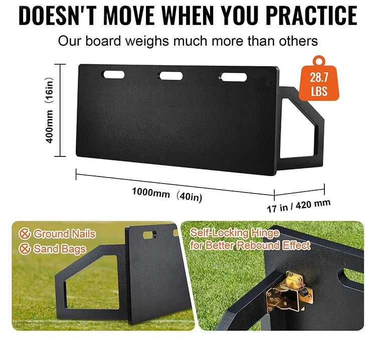 Heavy-Duty Soccer Rebounder Multifunction Board